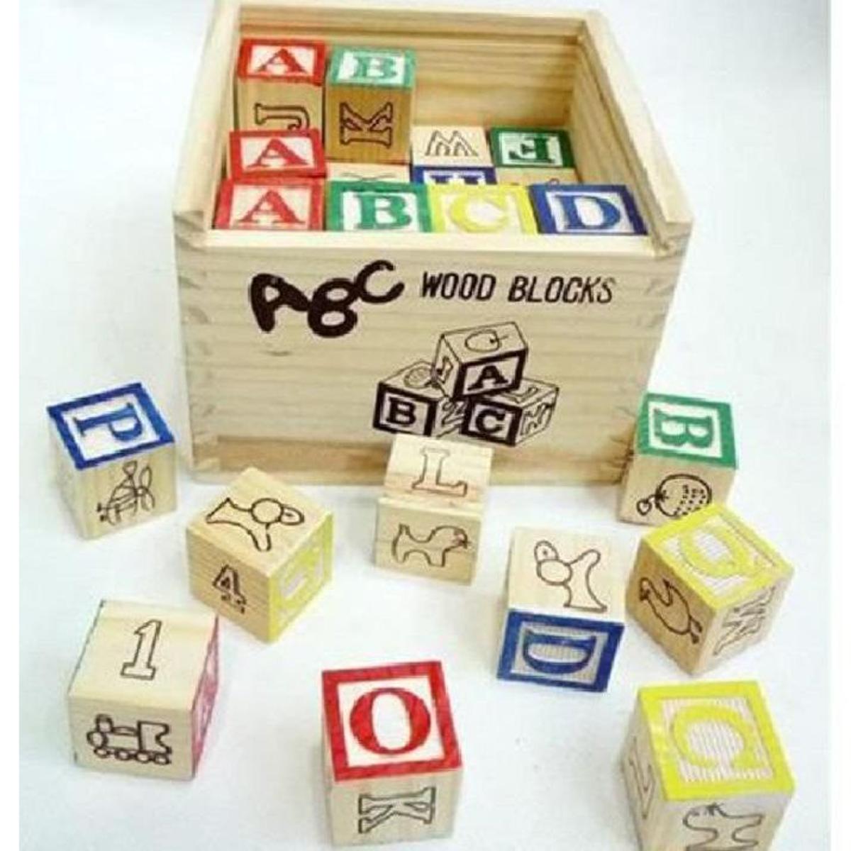 Alphabet Wood Blocks Small