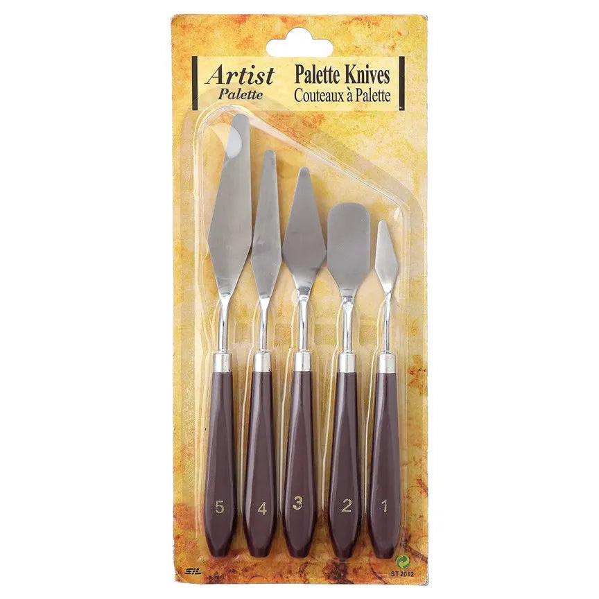 Artist Palette Knives Pack of 5