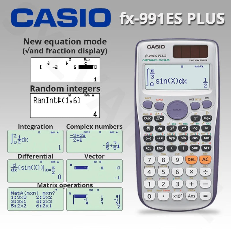 Casio Scientific Calculator fx-991ES Plus