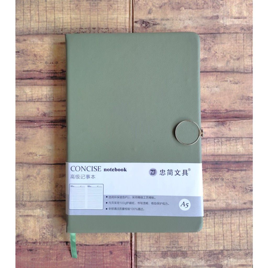 Concise A5 Leatherbound Notebook