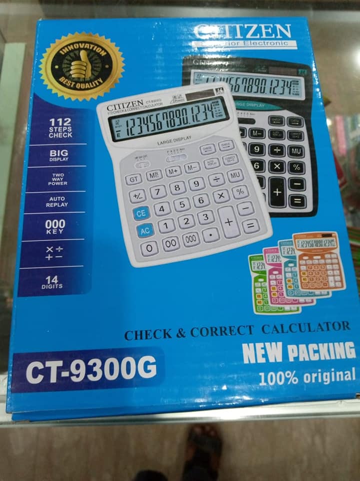 GTTTZEN Check & Correct Calculator CT-9300G