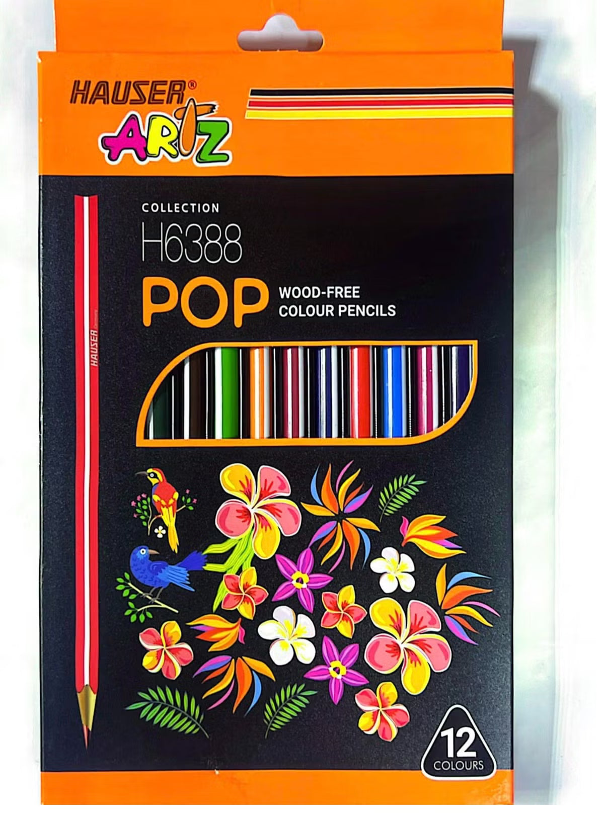 Hauser Artz Wood Free Color Pencils Pack of 12