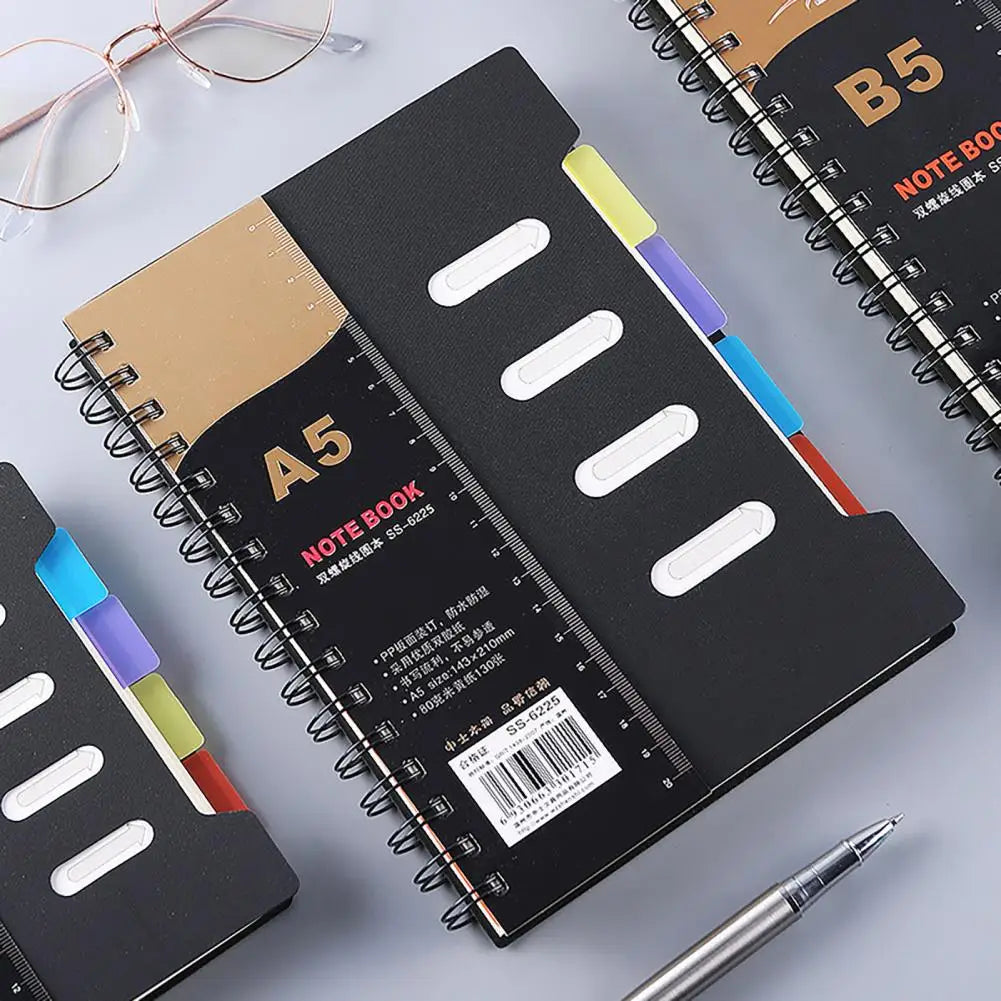 JHWJ A5 Notebook with 4 Dividers