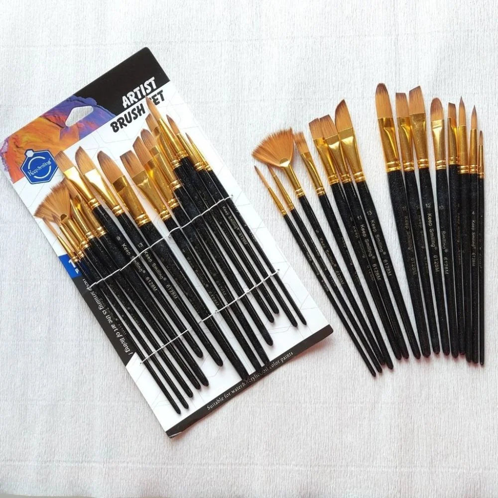 Keep Smiling Artist Brush Set Pack
