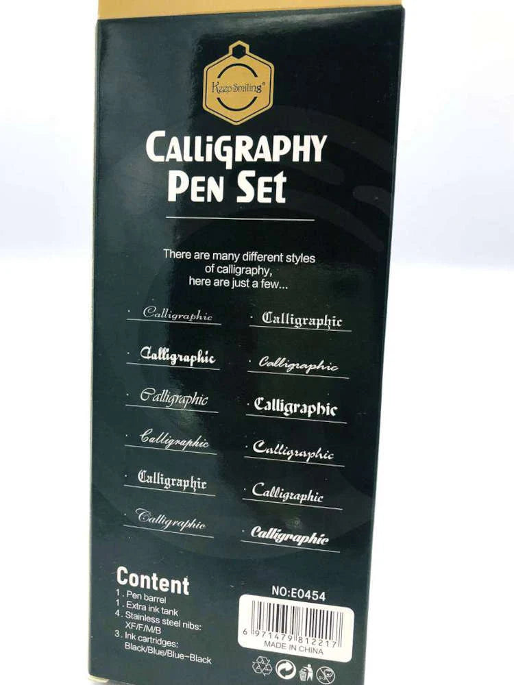 Keep Smiling Calligraphy Pen Set 8 Pack
