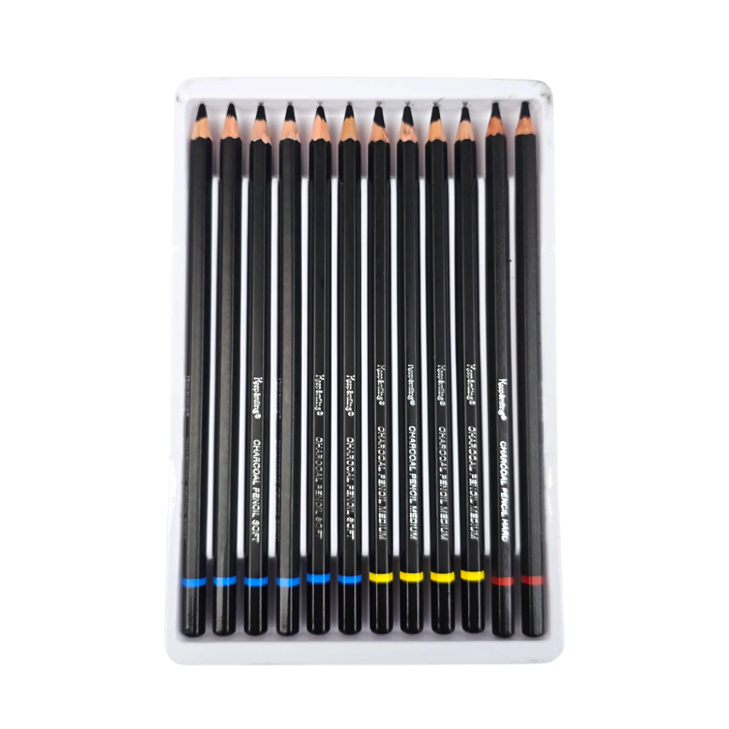 Keep Smiling Charcoal Pencils Pack of 12