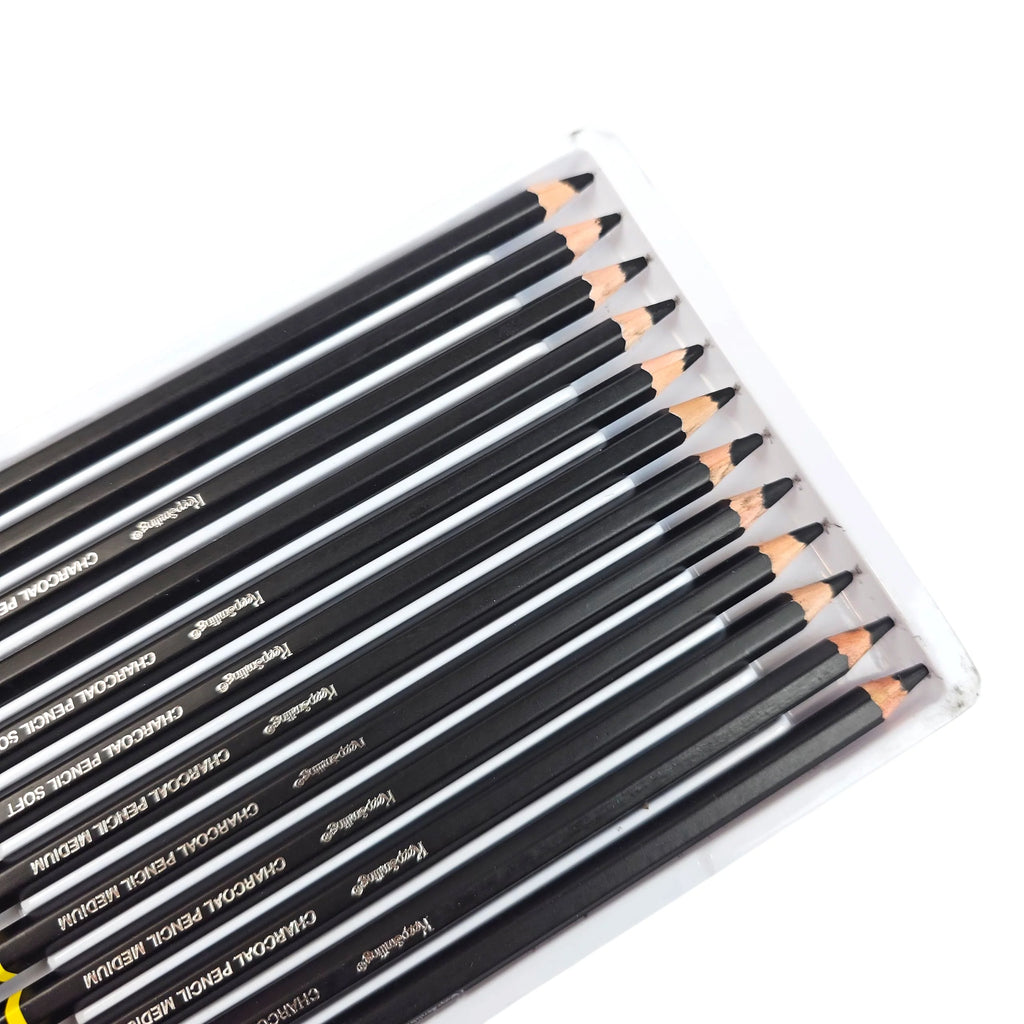 Keep Smiling Charcoal Pencils Pack of 12