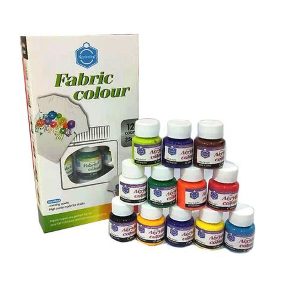 Keep Smiling Fabric Color 12 Pack 25 ML