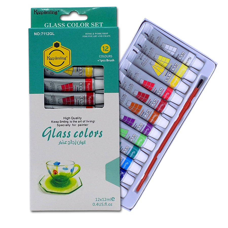 Keep Smiling Glass Colors 12 Pack 12 ML