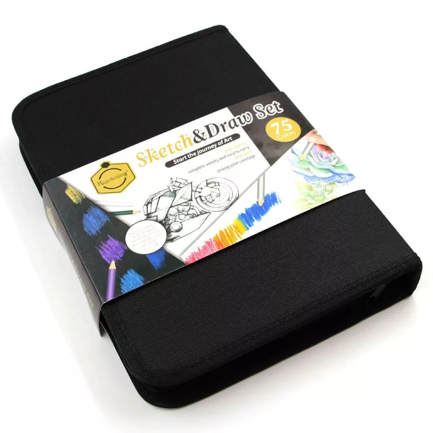Keep Smiling Sketch & Draw Set 75 Colors