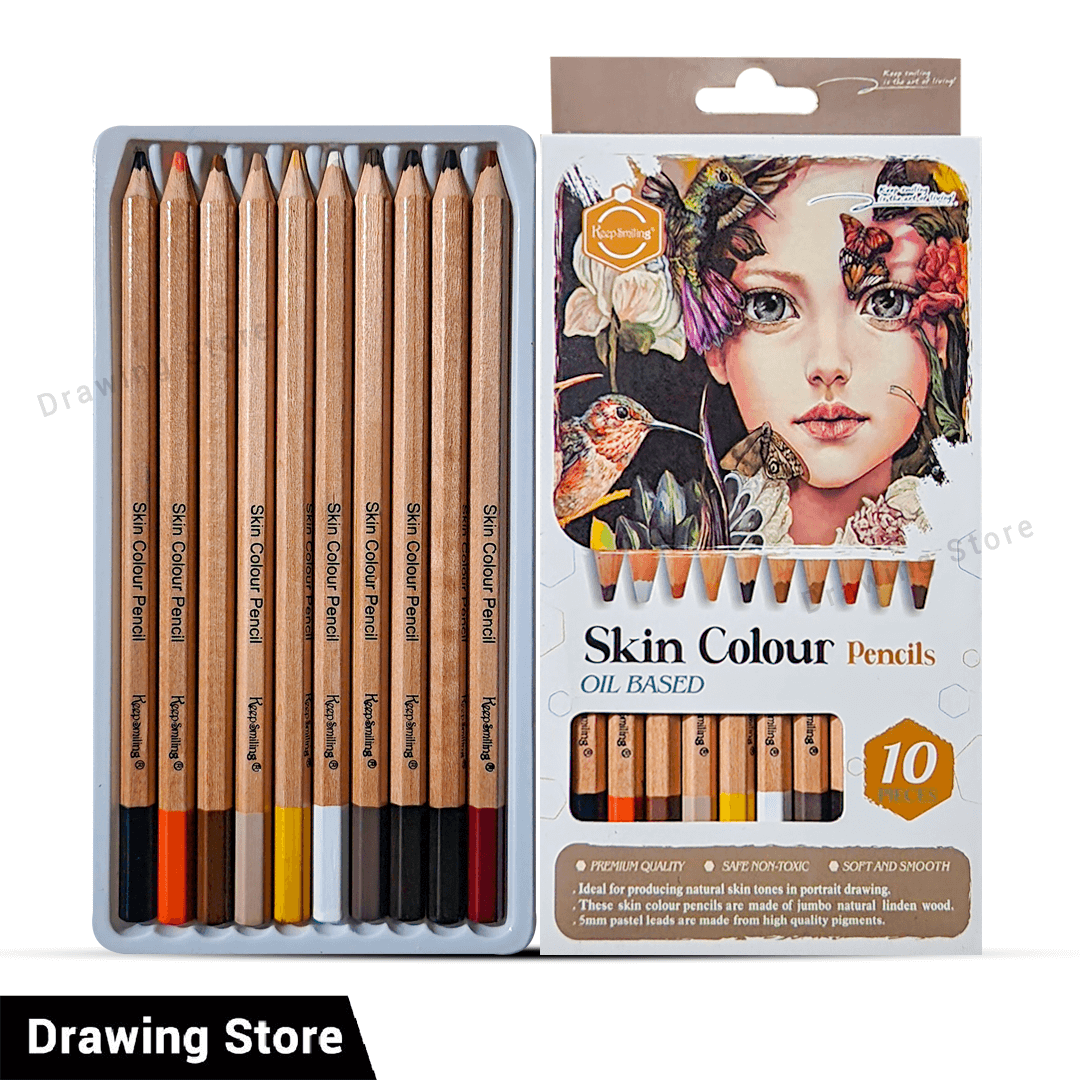 Keep Smiling Skin Color Pencils Pack of 10