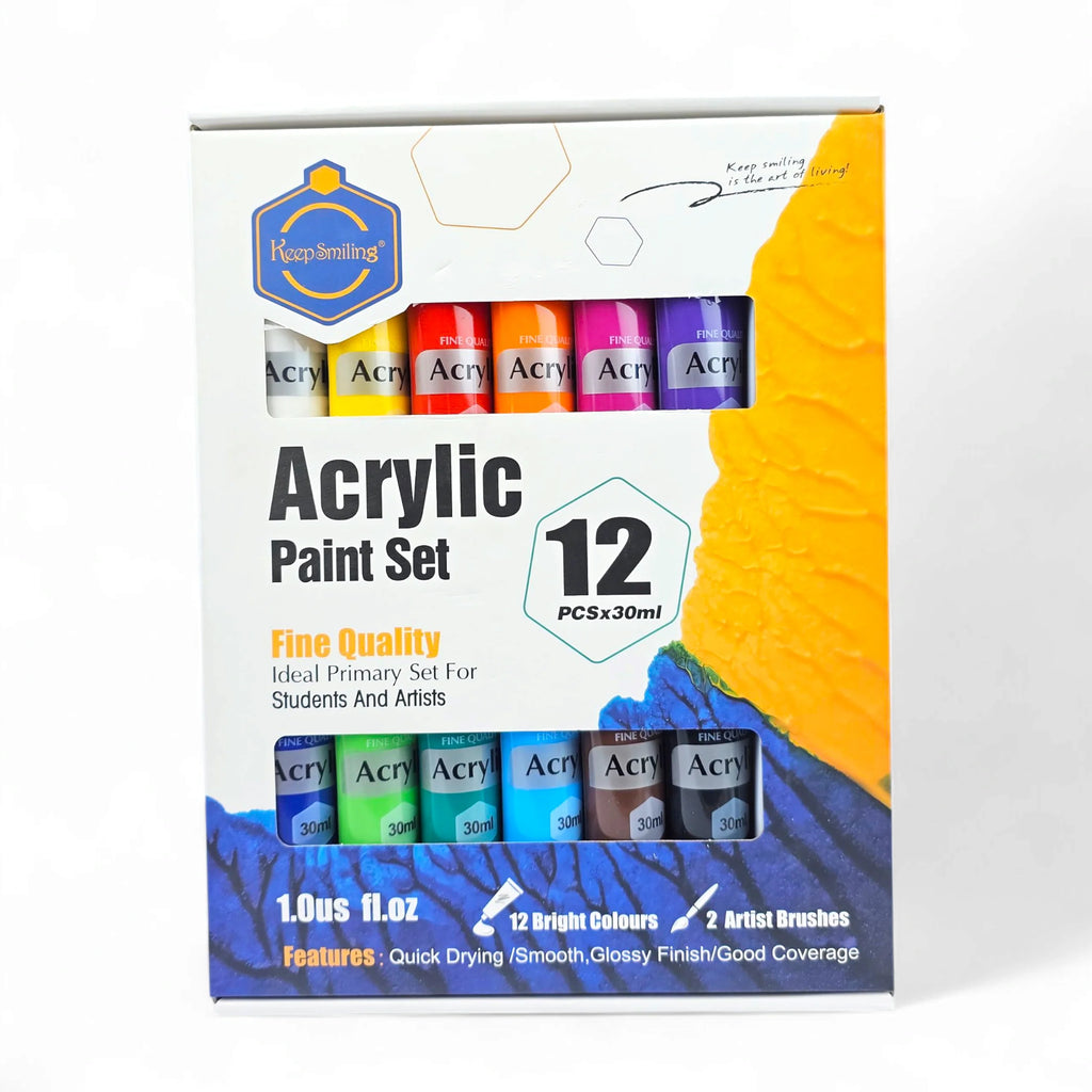 Keep Smiling Acrylic Paint Set 30 ML