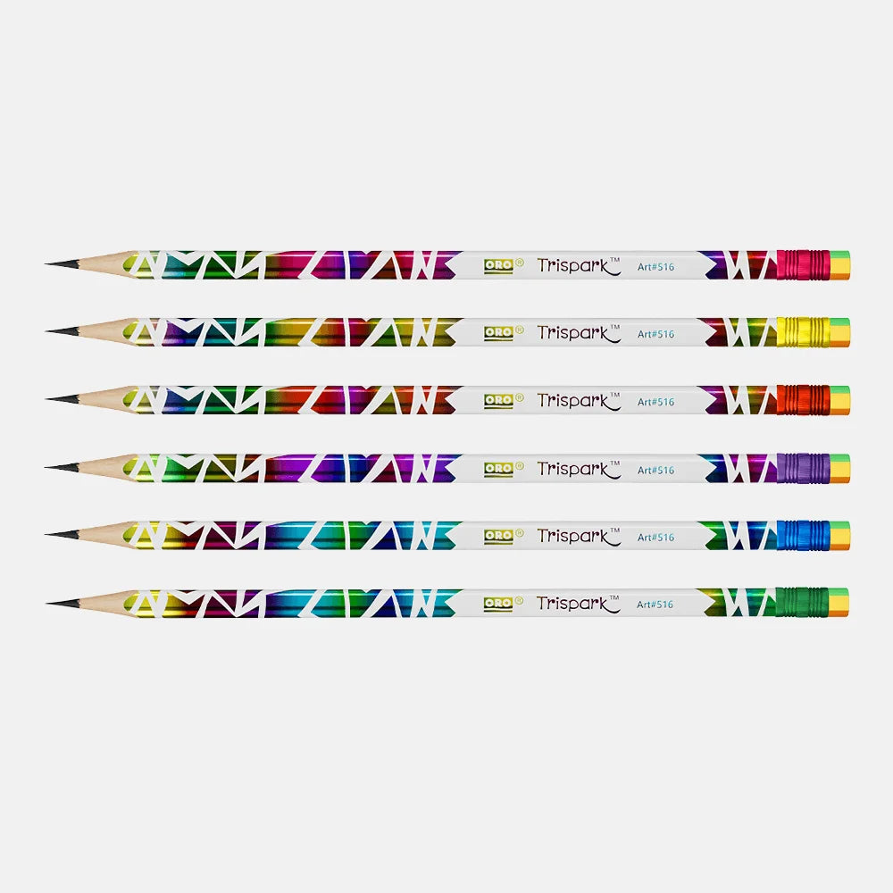 Oro Trispark HB Pencils Pack of 12