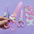Pink Unicorn Kids Sccissors