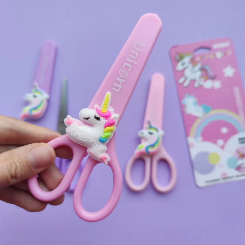 Pink Unicorn Kids Sccissors