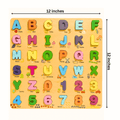 Wooden Alphabet Puzzle Board