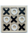 Wooden Tic Tac Toe Square