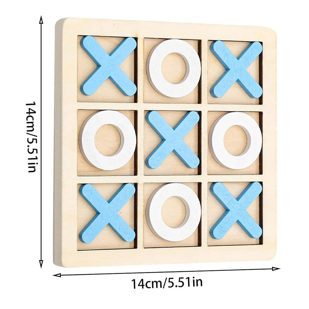 Wooden Tic Tac Toe Square