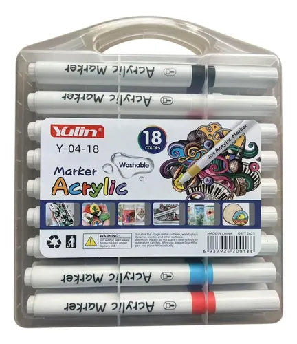 Yulin Acrylic Marker Pack